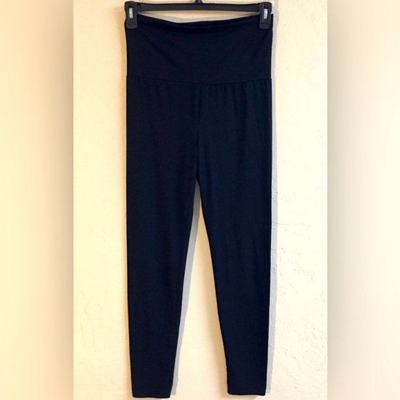 Hatch Pants - Hatch Maternity Leggings Size XS Black Stretch Casual Athleisure Loungew…